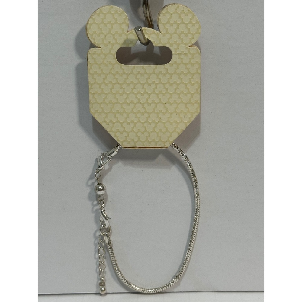 Disney Parks Silver Tone Adjustable Bracelet RST3A0503 NWT
